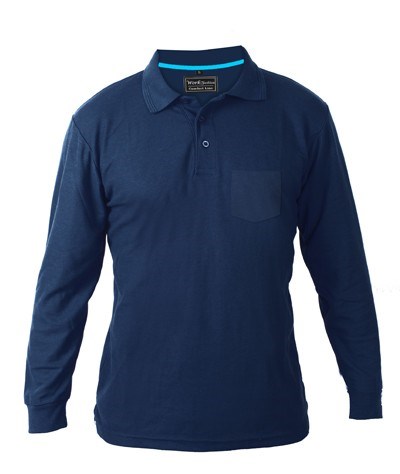 חולצת פולו ש.ארוך + כיס